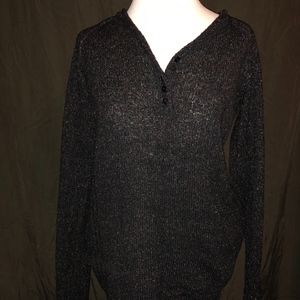 Black/multicolor Sweater-L